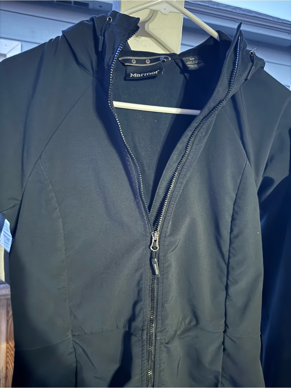 Marmot Black Hooded Softshell Jacket